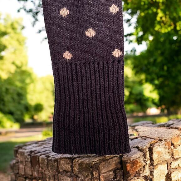 Anthropologie Leifnotes Blue Black White Bird Flying Sweater Cardigan Size XS - Picture 3 of 12